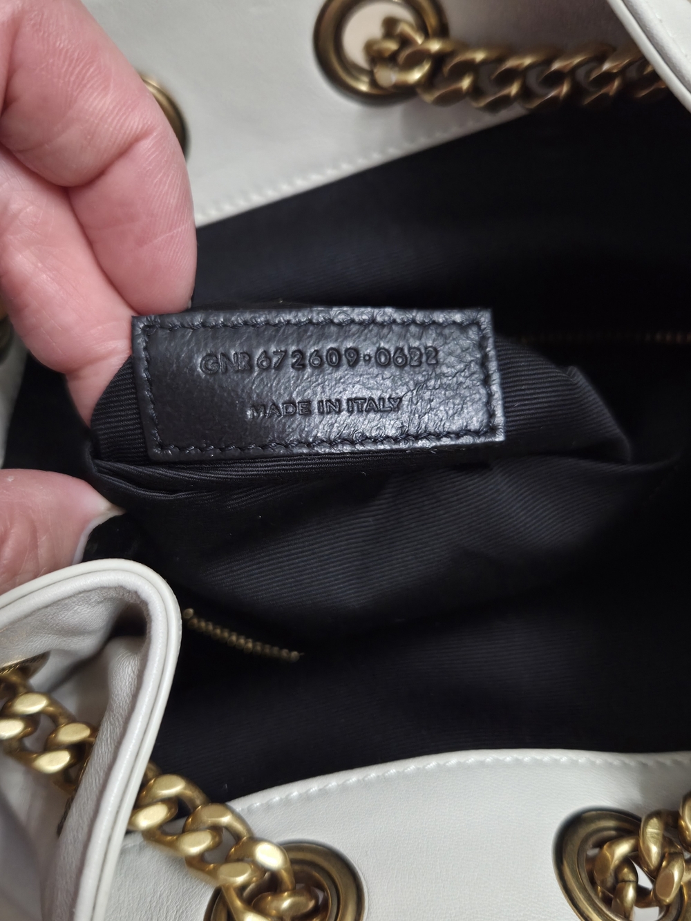 Authentic Saint Laurent Joe Quilted Lambskin Leather Backpack Gold Hardware - Picture 6 of 11